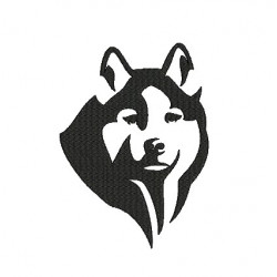 Stickdatei - Husky Silhouette